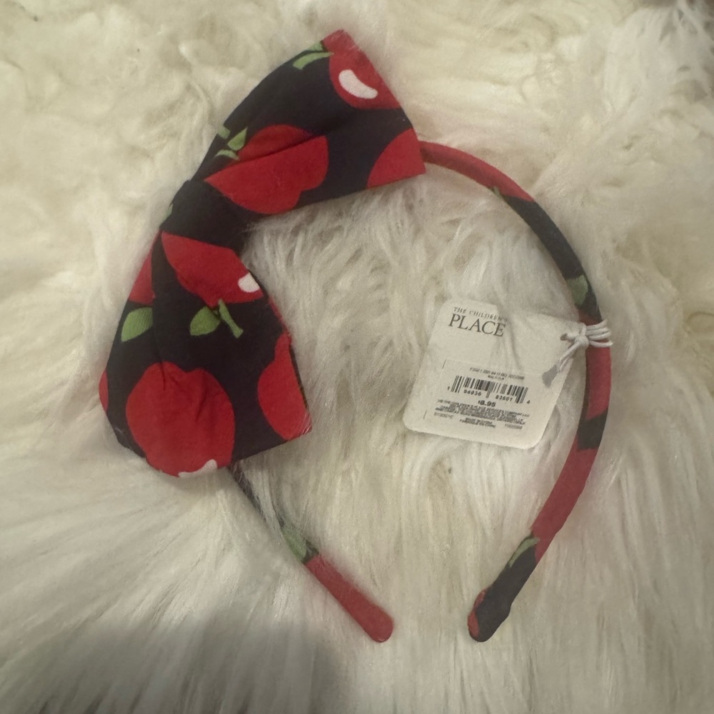 The Children's Place Red Apple Print Fit-and-Flare Dress - Picture 8 of 8
